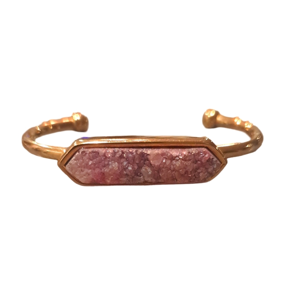 Kinsley Armelle Gold and Purple Bracelet - Picture 4 of 6